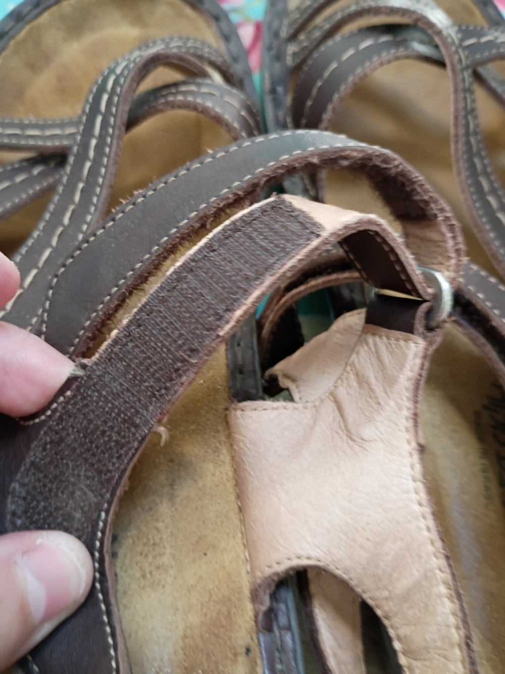 Naot Leather Barely Worn Comfort Sandals - Picture 3 of 5